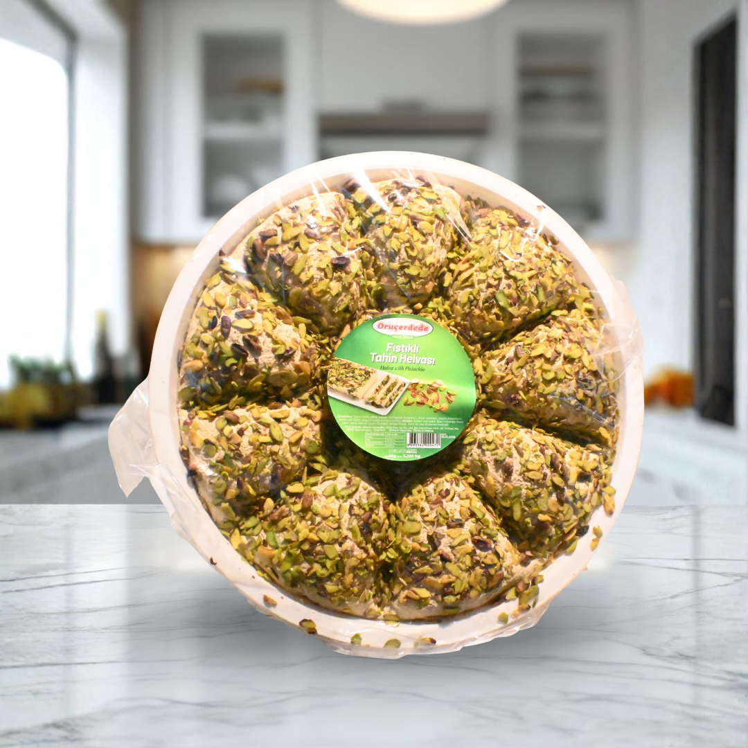 135 Oruç Erdede Papatya Desenli Antep Fıstıklı Helva 5 kg