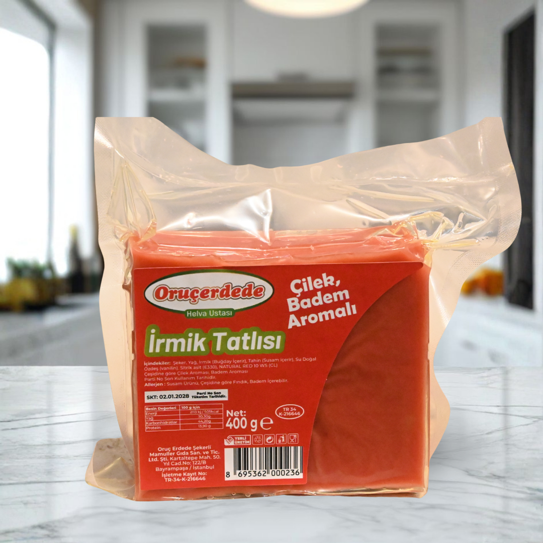 153 Oruç Erdede Meyveli Kesme Helva 400 Gr - Görsel 1