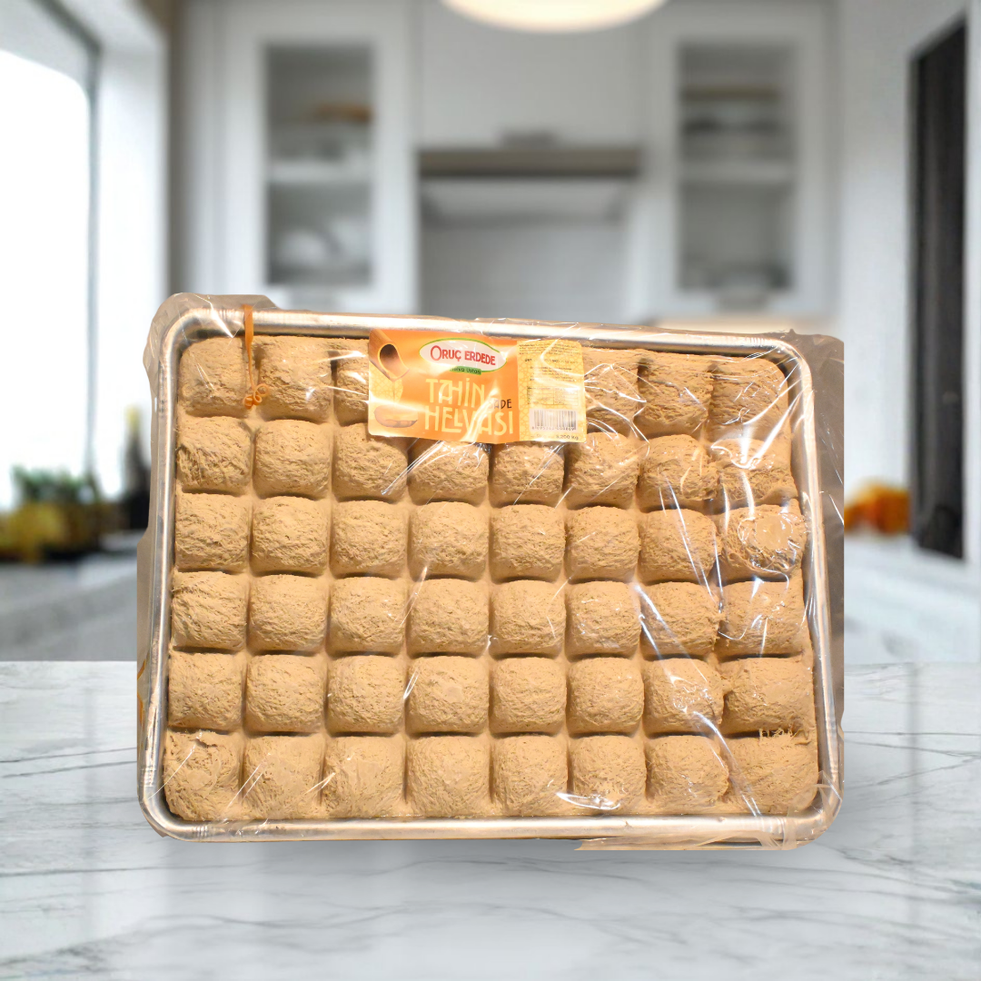 163 Oruç Erdede Baklava Desenli Sade Helva 5 Kg - Görsel 1