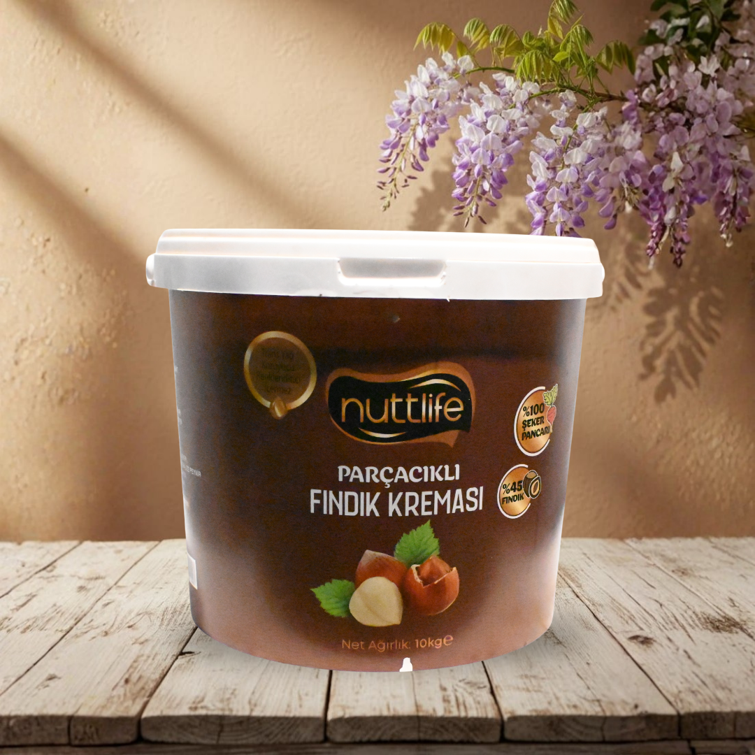 245 NUTLİFE PARÇACIKLI FINDIK KREMASI (%45 FINDIK) - Görsel 1