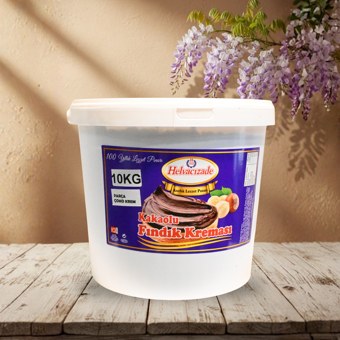 249 HELVACIZADE PARÇACIKLI FINDIK EZMESİ 10KG - Görsel 1