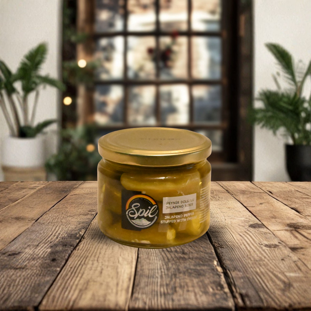 333 SPİL PEYNİR DOLGULU JALAPENO BİBER 300 GR - Görsel 1