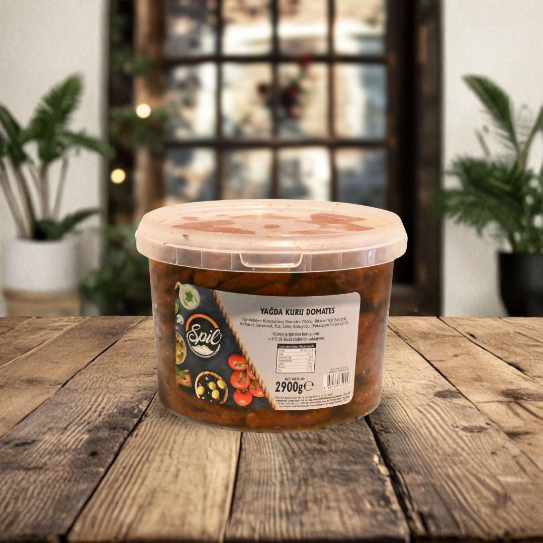 343 SPİL YAĞDA KURU DOMATES 2900 GR - Görsel 1